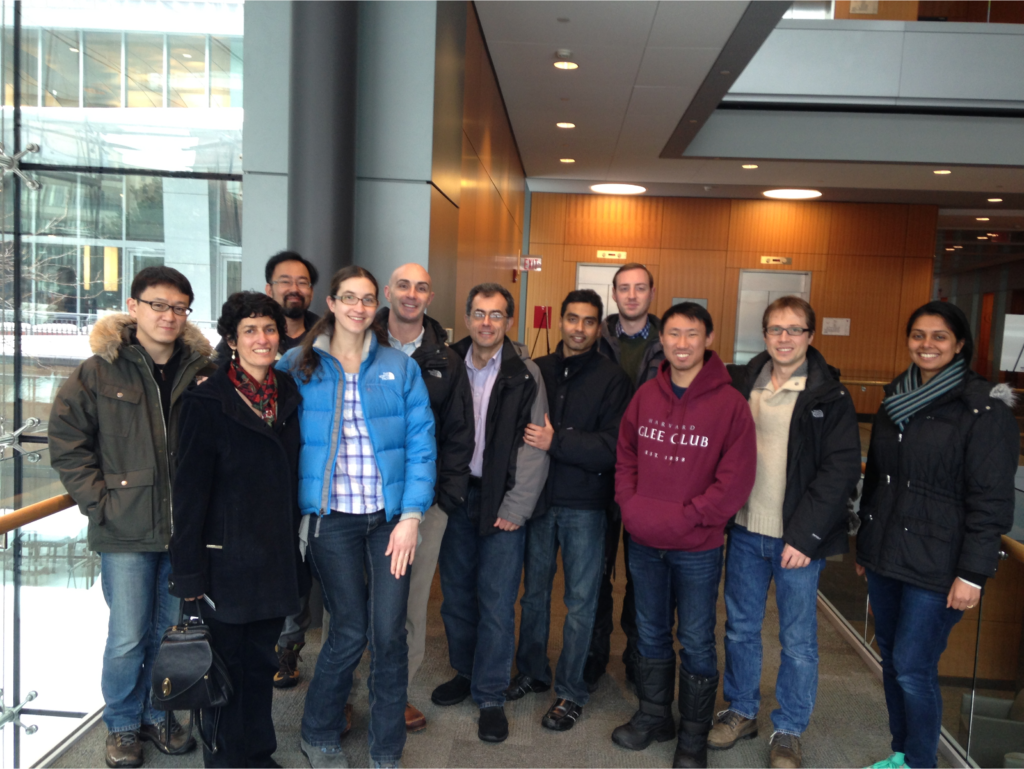 December 2013 - Lab Members With Collaborator Mehmet Sen